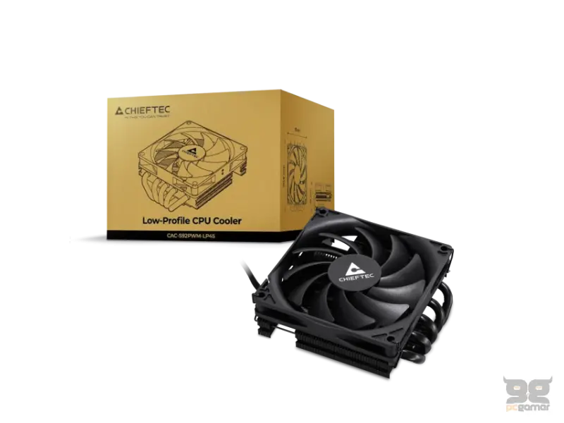 Chieftec CPU Cooler CAC-S92PWM-LP45 Low Profile (1851, 1700, 1200, AM5, AM4)