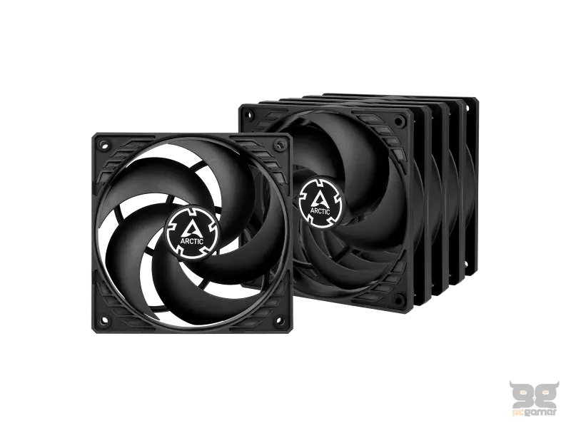 P12 Fan 12cm Value pack black 5pcs