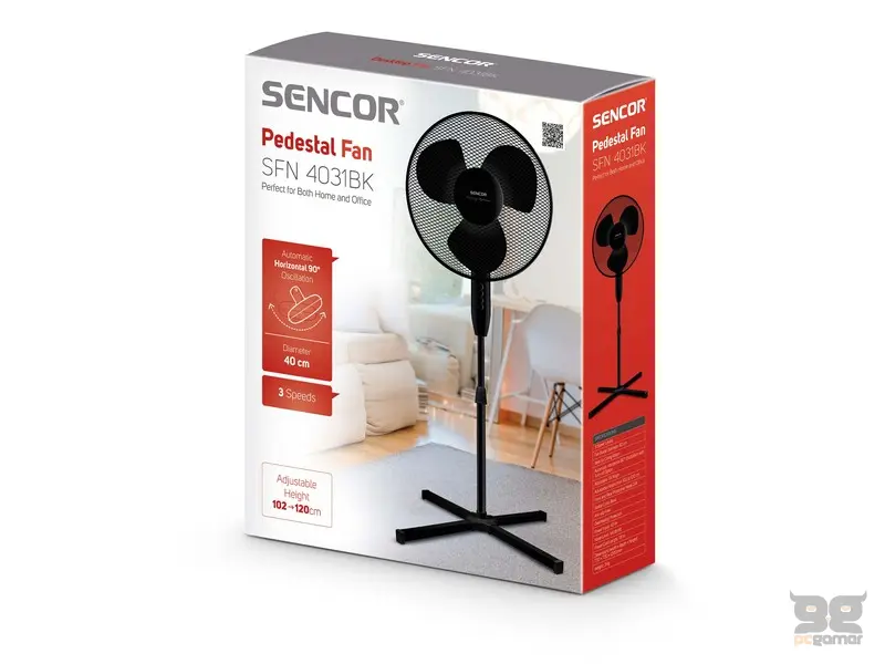 SENCOR SFN 4031BK podni ventilator 