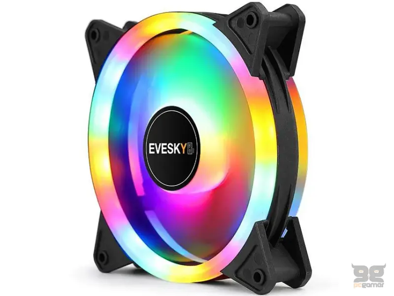 EVESKY Camo 120mm x 120mm x 25mm RGB spoljašnji i unutrašnji ventilator 