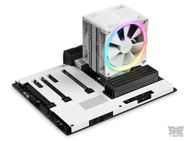 NZXT T120 RGB procesorski hladnjak beli (RC-TR120-W1) 