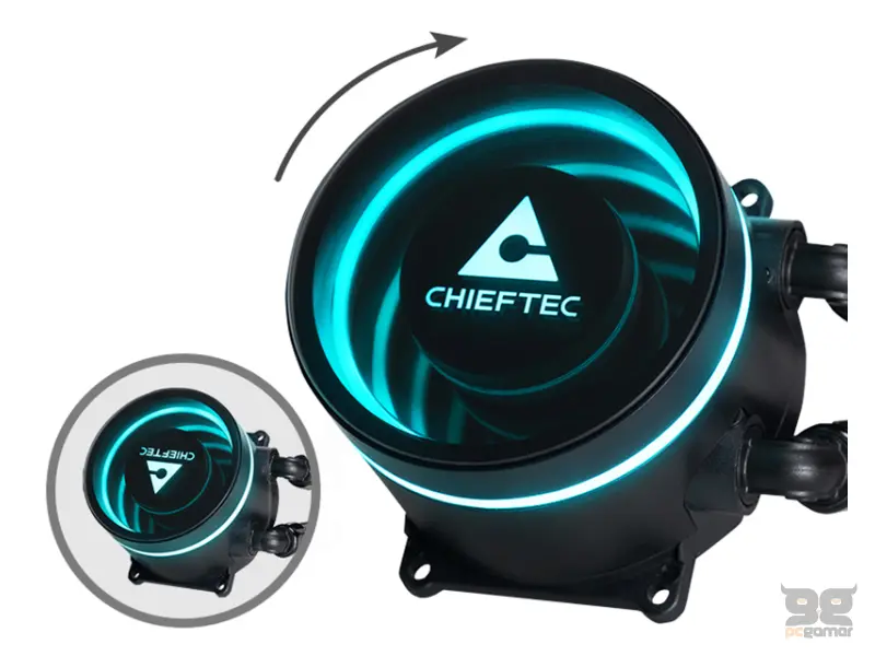 CHIEFTEC Iceberg 240 DARK CLC-240-BLK vodeno hlađenje 