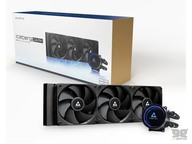 CHIEFTEC Iceberg 360 DARK CLC-360-BLK vodeno hlađenje 