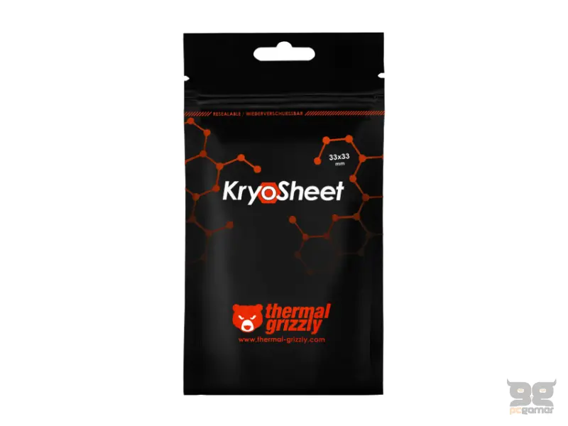 THERMAL GRIZZLY TG KryoSheet - 38x 38x 0,2 mm termal pad (TG-KS-38-38) 