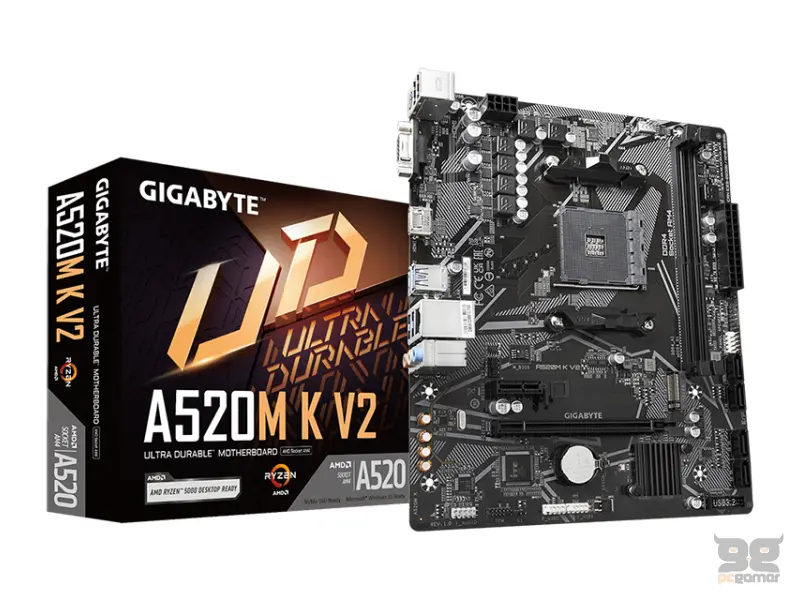 GIGABYTE A520M K V2 rev. 1.x 