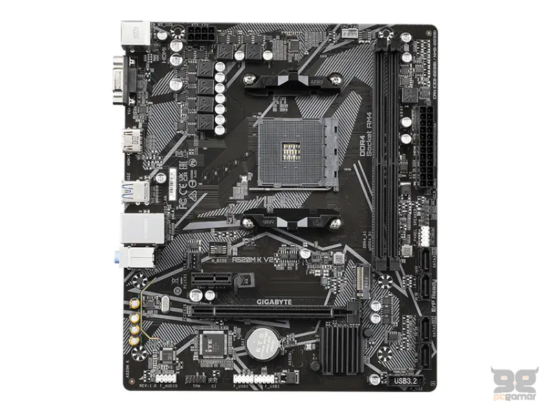 GIGABYTE A520M K V2 rev. 1.x 
