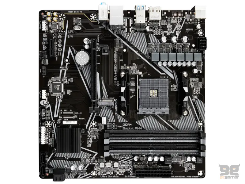 GIGABYTE A520M DS3H V2 rev. 1.x 