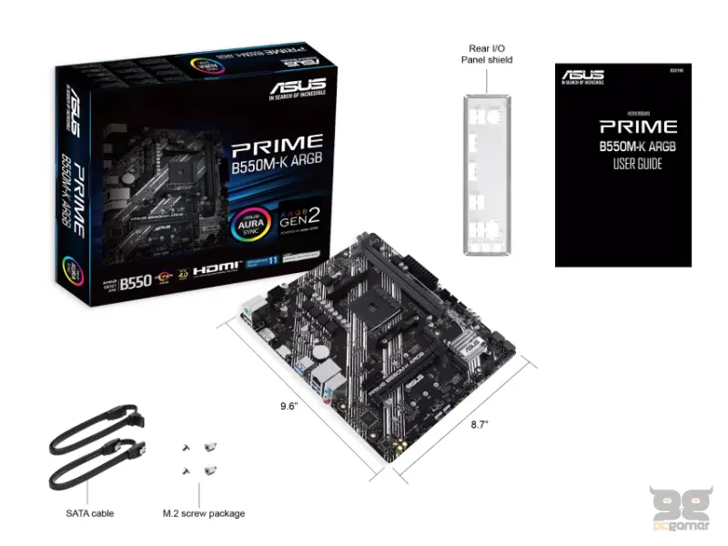 ASUS PRIME B550M-K ARGB 