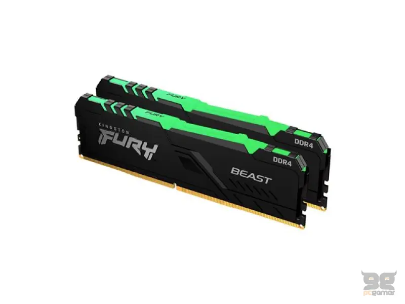 Kingston DDR4.32GB 3200MHz (2x16) FURYBeastRGB KF432C16BB12AK2/32