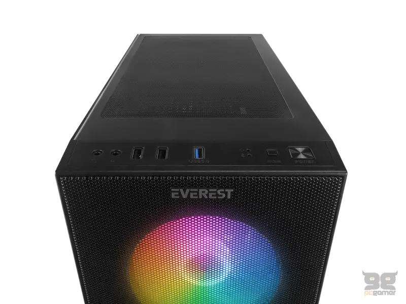 Everest CASE FACED V5 Mesh 4x120 RGB, 600W