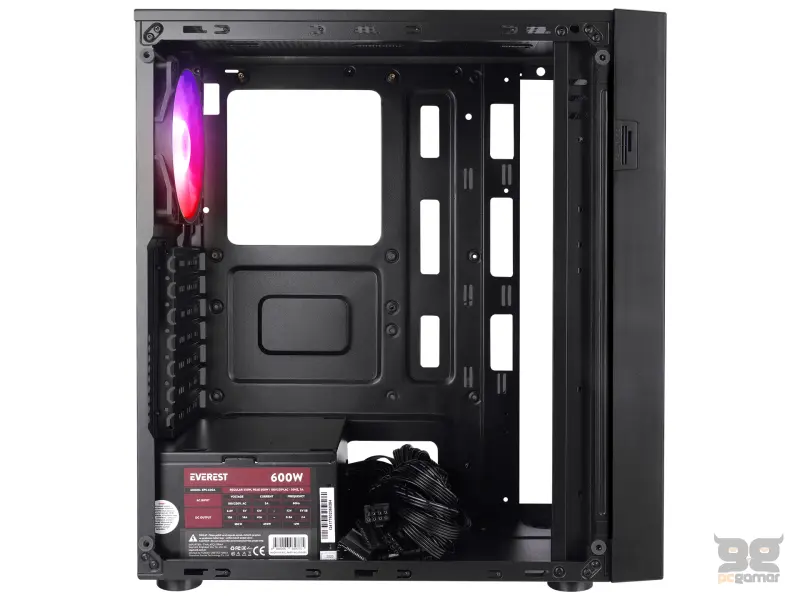 Everest CASE FACED V5 Mesh 4x120 RGB, 600W