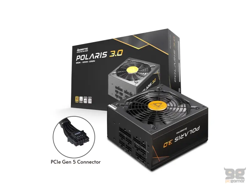 Chieftec Napajanje PPS-1250FC-A3 POLARIS 3.0 SERIES 1250W Full Modular 80+ Gold GEN5