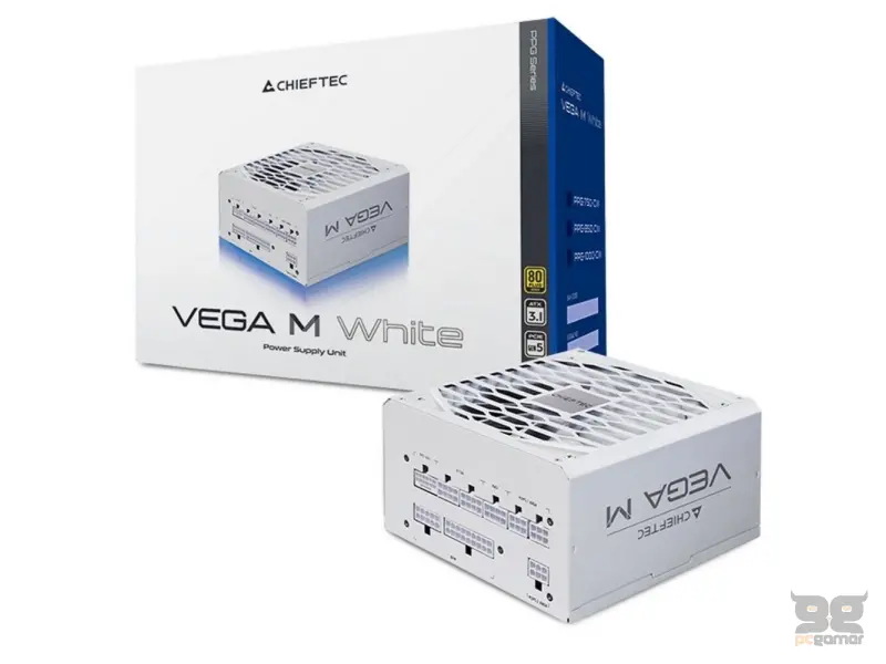 Chieftec Napajanje PPG-1000-CW VEGA M White 1000W Full Modular 80+ Gold GEN5