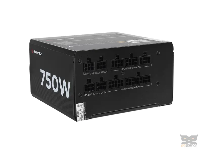 Rampage Napajanje MATE M750-80PB 750W 80+ Bronze Full Modular White