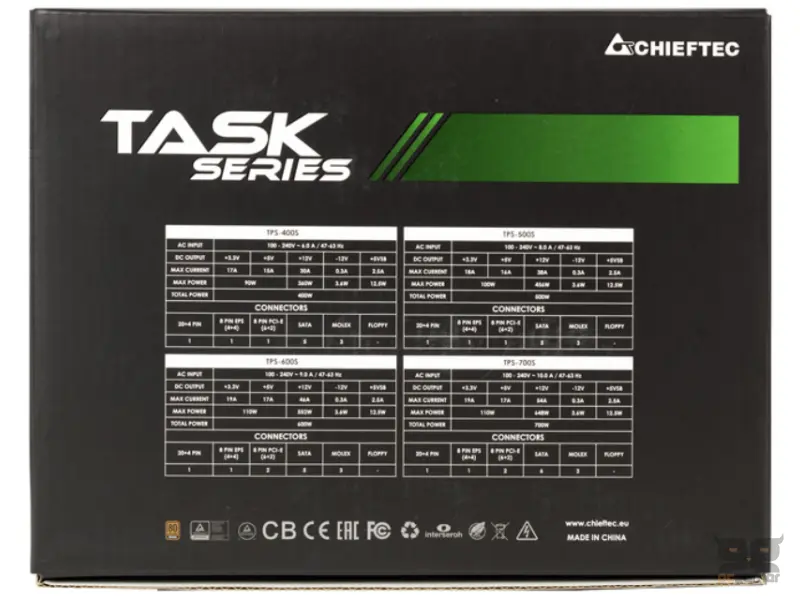 CHIEFTEC TPS-700S 700W TASK 80Plus Bronze napajanje 3Y 