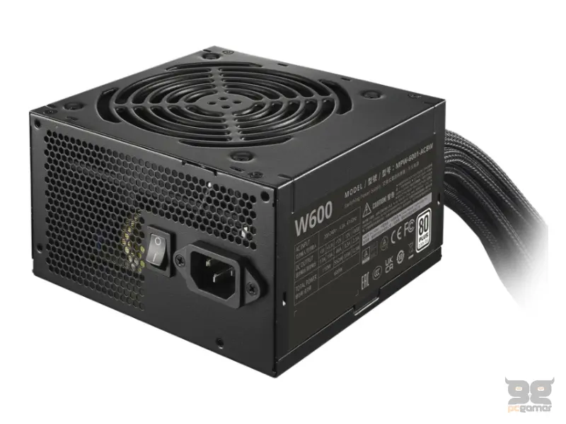 COOLER MASTER Elite NEX WHITE W600 600W napajanje (MPW-6001-ACBW-BE1) 3Y 