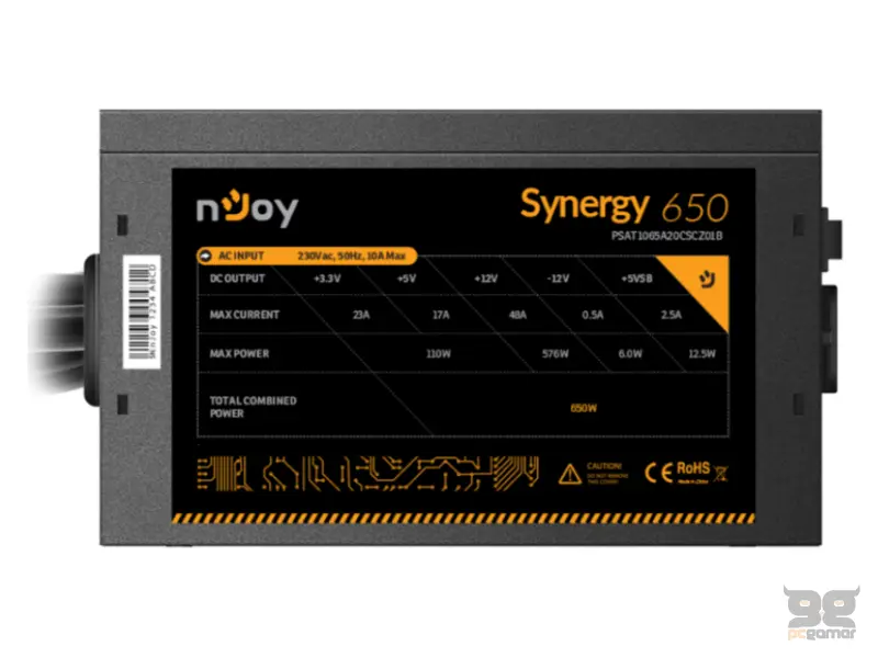 NJOY Synergy 650 650W napajanje BULK (PSAT1065A20CSCZ01B) 