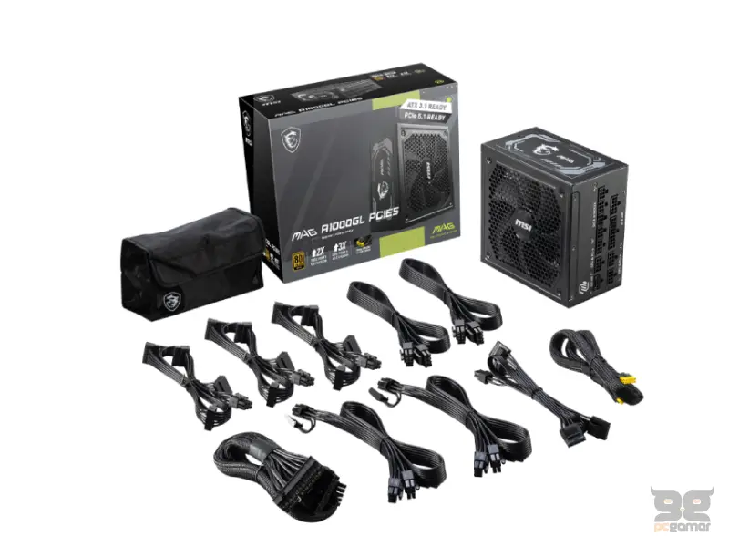MSI MAG A1000GL PCIE5 1000W napajanje 