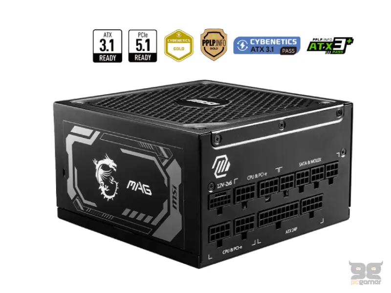 MSI MAG A1250GL PCIE5 1250W napajanje 