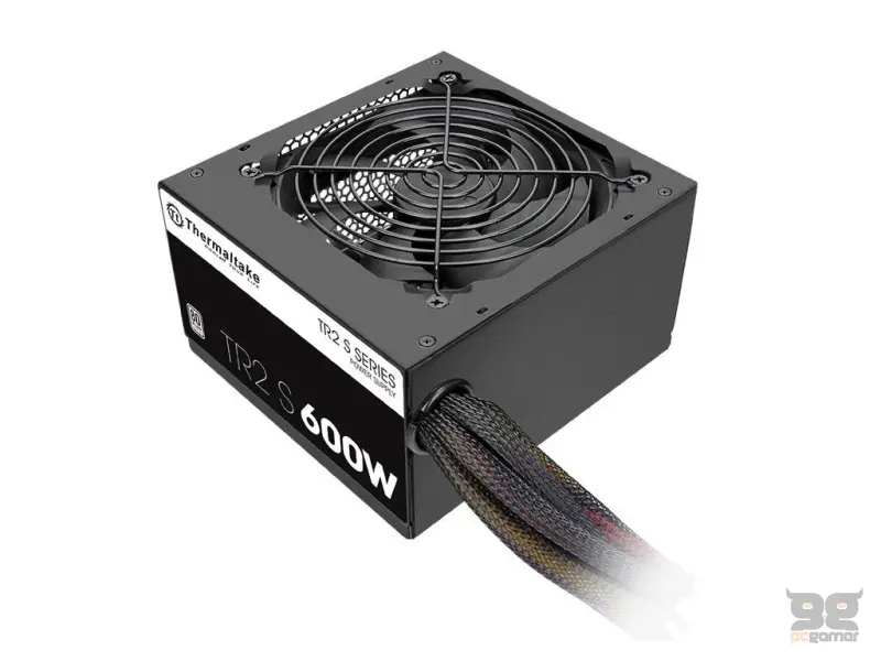 THERMALTAKE PSU TR2 S 600W, Ultra Quiet 120mm Fan, 80 PLUS, ATX, Active PFC, PCI-E 6+2pin x 2