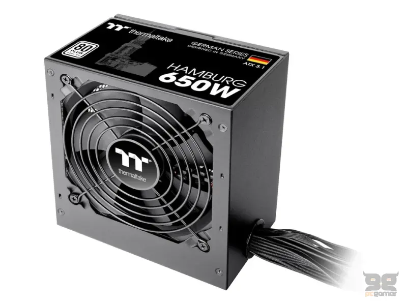 THERMALTAKE PSU Hamburg 650W, ATX 3.1, 80+ White, 120 mm Fan