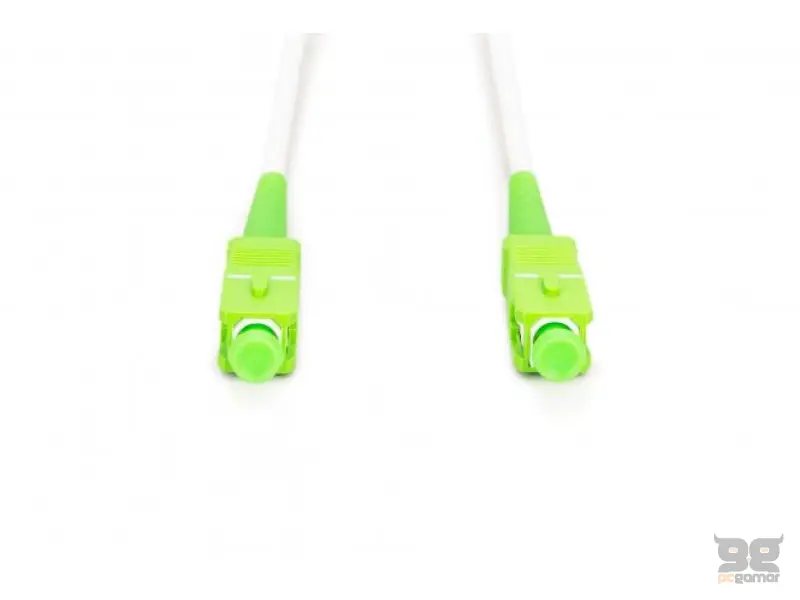 Digitus Fiber optic steel-armored patch cable, simplex, singlemode, SC/APC - SC/APC, 20 m