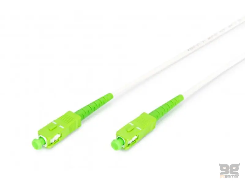Digitus Fiber optic steel-armored patch cable, simplex, singlemode, SC/APC - SC/APC, 20 m