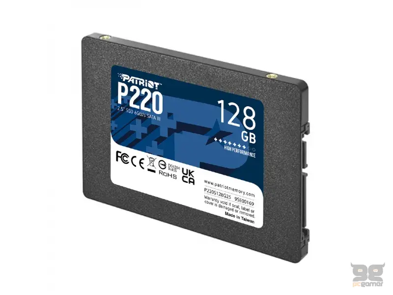 Patriot SSD 128GB 2.5" 7mm P220 (r/w: 550/480 MBs)