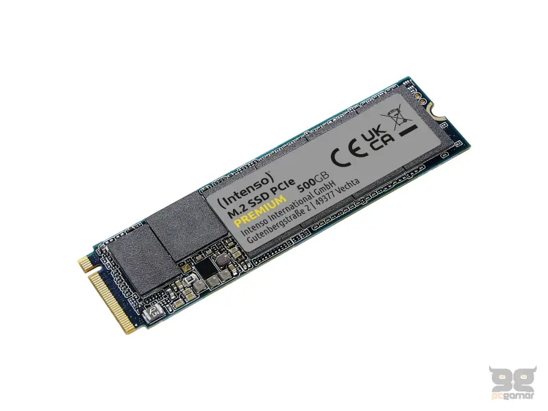 Intenso SSD 500GB m.2 NVMe Premium (r/w: 2100/1700 MBs)