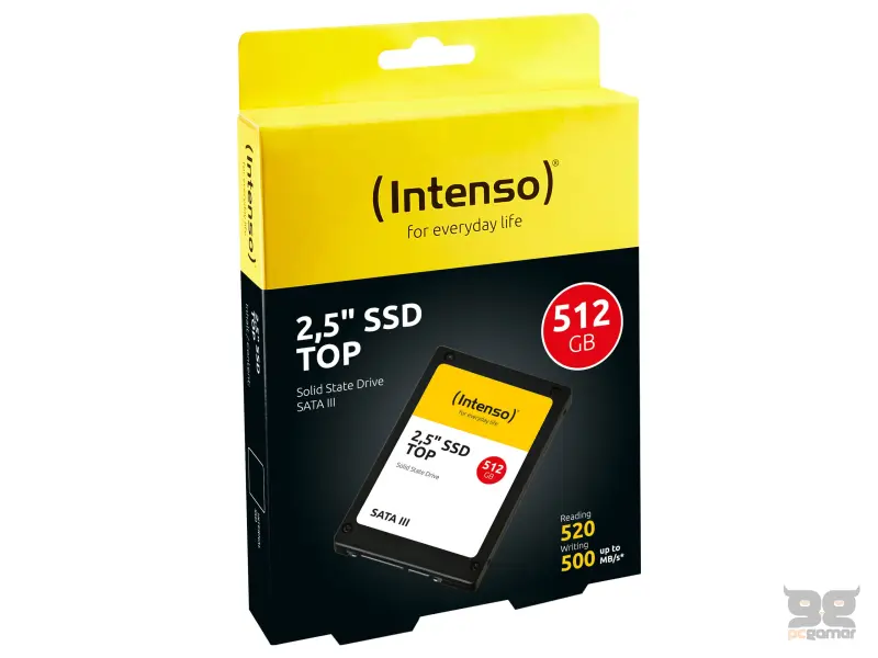 Intenso SSD 512GB 2.5" Top Performance (r/w: 550/500 MBs)