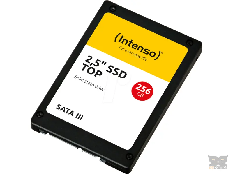 INTENSO SSD TOP 256GB 2.5" SATA III, Up to 520MB/s Read / 500MB/s Write