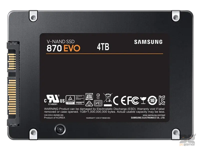 SAMSUNG 4TB 2.5 inča SATA III MZ-77E4T0B 870 EVO Series SSD 