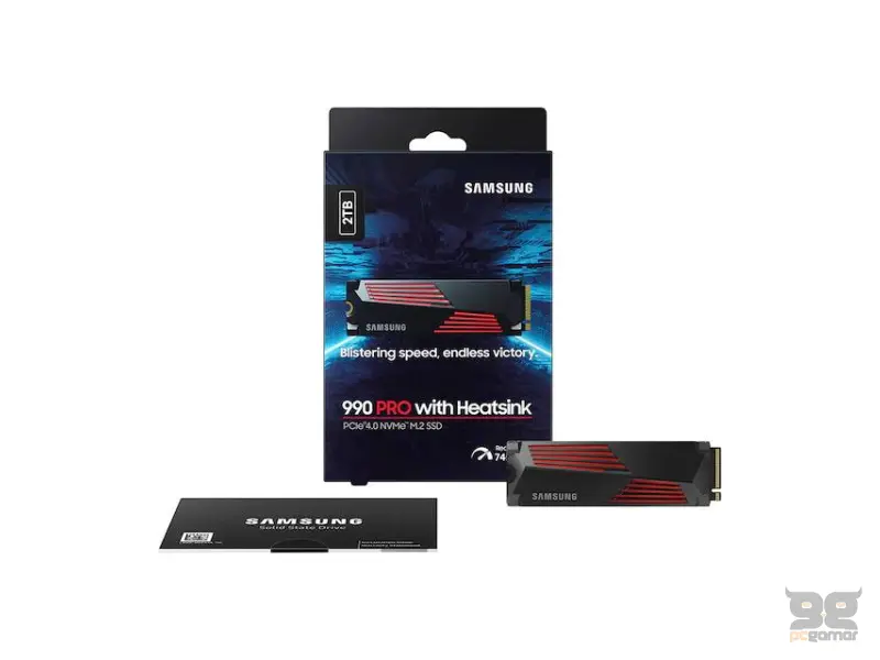 SAMSUNG 2TB M.2 NVMe MZ-V9P2T0CW 990 Pro Series Heatsink SSD 