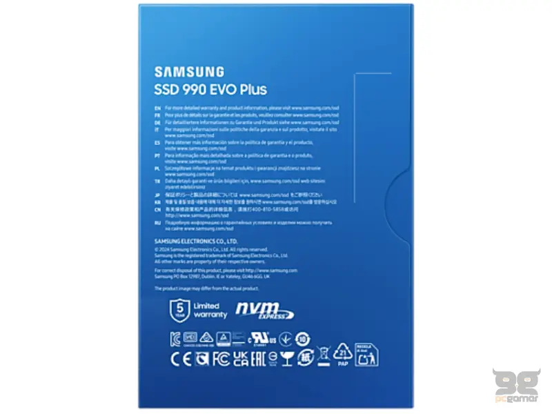 SAMSUNG 1TB M.2 NVMe MZ-V9S1T0BW 990 EVO Plus Series SSD 