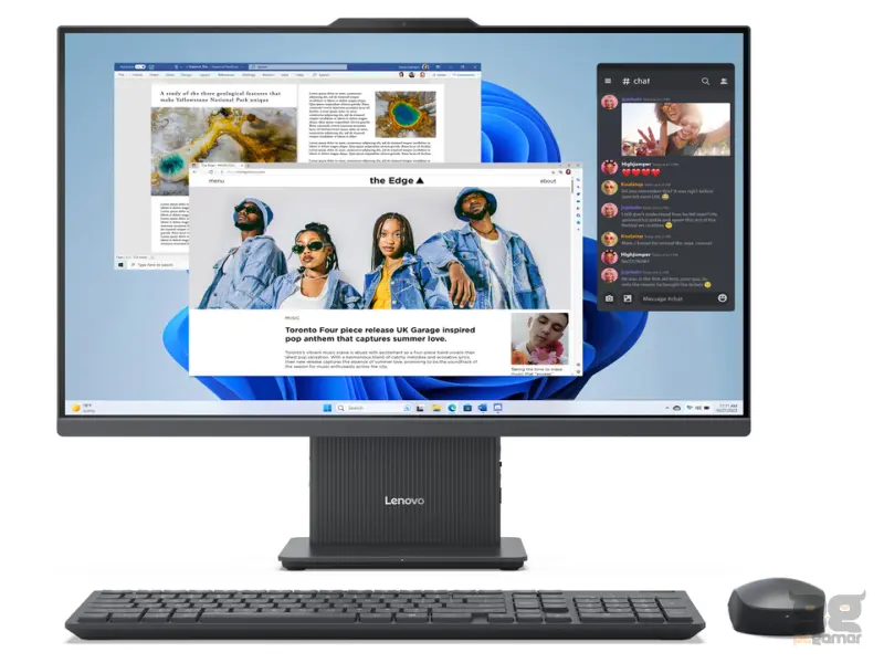 IdeaCentre AIO (Luna Grey) 23.8"TOUCH i5 16GB 1TB k&m