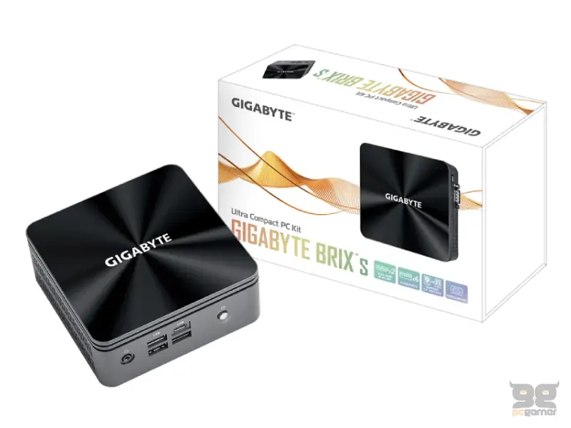 GIGABYTE GB-BRI5H-10210(E) BRIX Mini PC Intel i5-10210U 1.6 GHz(4.20 GHz) 