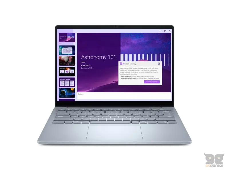 Dell 14 Plus 2-in-1  Win11Home Ultra5 226V/512GB/16GB/14" 2K Touch/Intel arc/backlit US/Ice blue