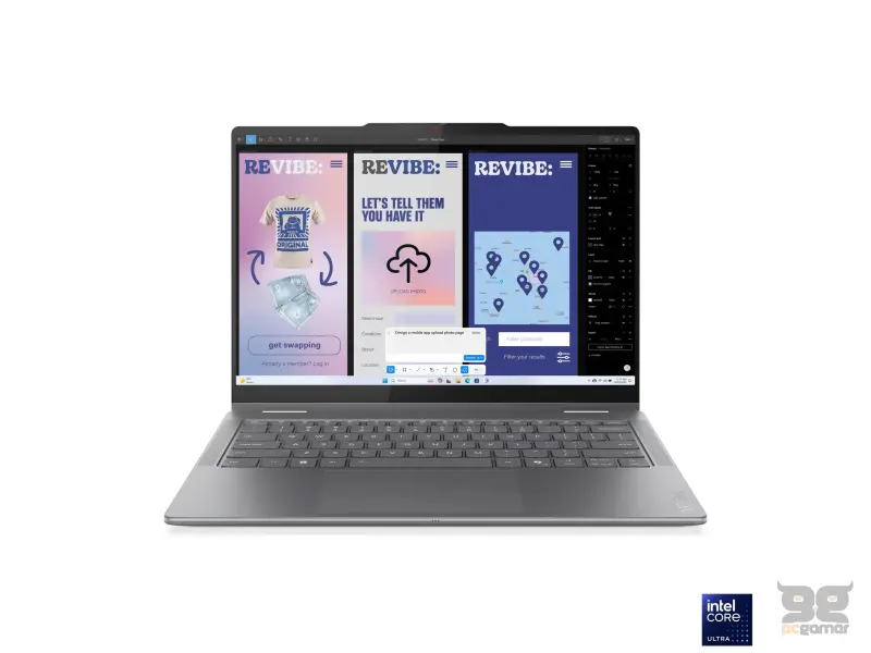 Lenovo Yoga 7 2-in-1 14ILL10 Ultra7/512GB/16GB/14" 2.8K WQXGA OLED Touch/Backlit YU/Luna Grey/NoOS