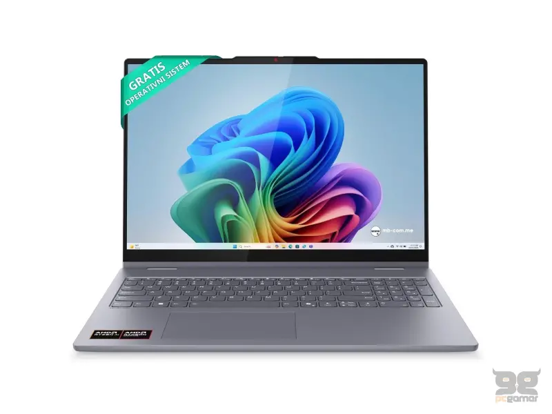 IdeaPad 5 2-in-1 (Luna GREY, AluTop) 16"TOUCH R5-AI 16GB 1TB bcklt