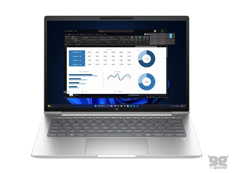 HP ProBook 4 G1a Win11Home Ryzen7 250/512GB/16GB/14" WUXGA/Integrated/Pike silver