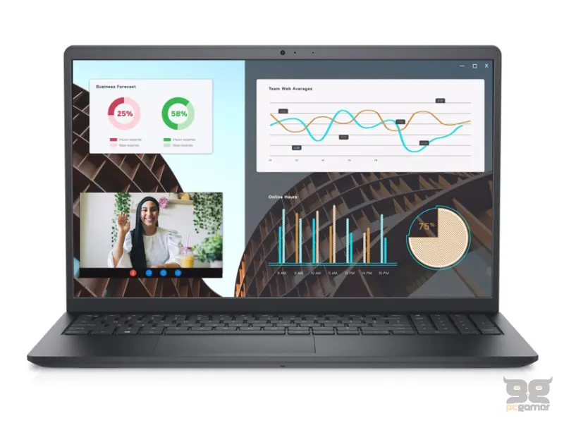 DELL Vostro 3530 15.6 inch FHD 120Hz i7-1355U 16GB 512GB SSD Intel Iris Xe Backlit laptop 