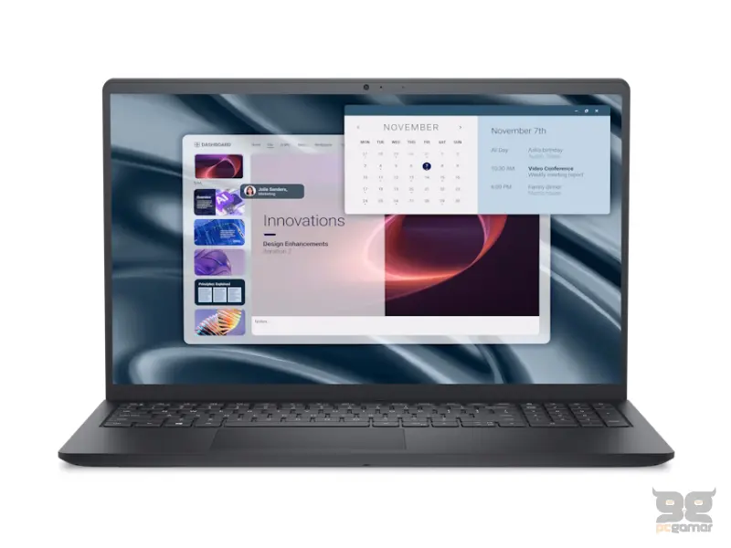 DELL Pro 15 Essential PV15255 15.6 inch FHD 120Hz AMD Ryzen 5 7520U 8GB 512GB SSD Backlit FP laptop 