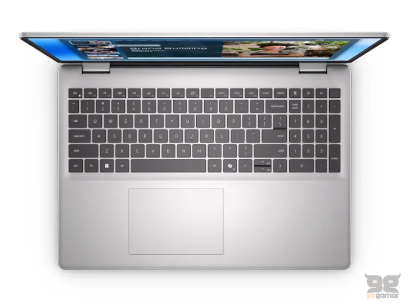 DELL 16 DC16251 16 inch FHD+ 300nits Core 5 120U 16GB 512GB SSD Backlit FP Win11Pro metalni silver laptop 