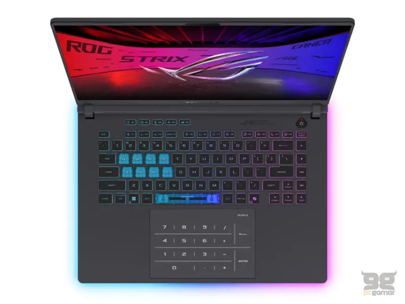 ASUS ROG Strix G16 G615LR-S5340W (16 inča 2.5K, Ultra 9 275HX, 32GB, SSD 2TB, GeForce RTX 5070 Ti, Win 11 Home) laptop + ranac 