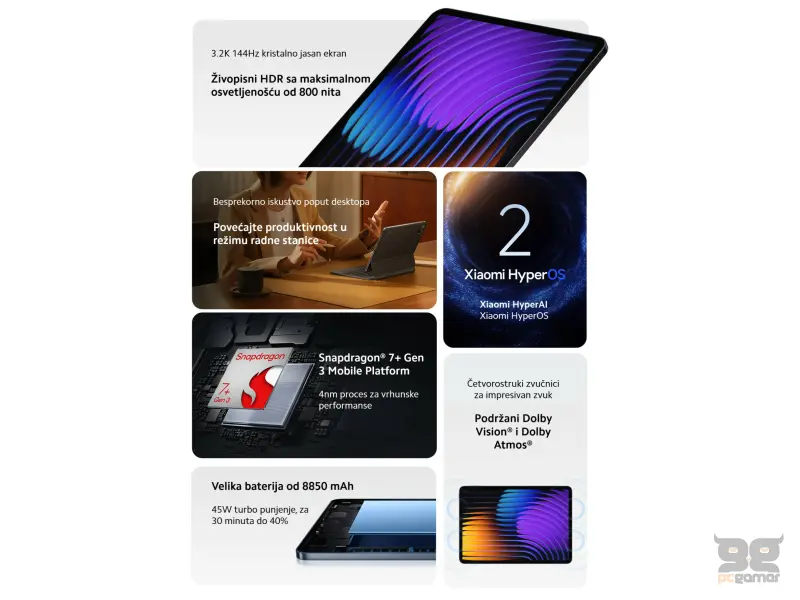 XIAOMI PAD 7 - 8+128GB GREY