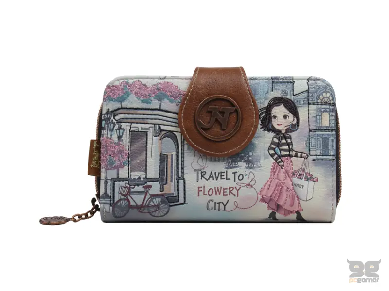 JANET JW-016A FLOWERY CITY Novčanik 