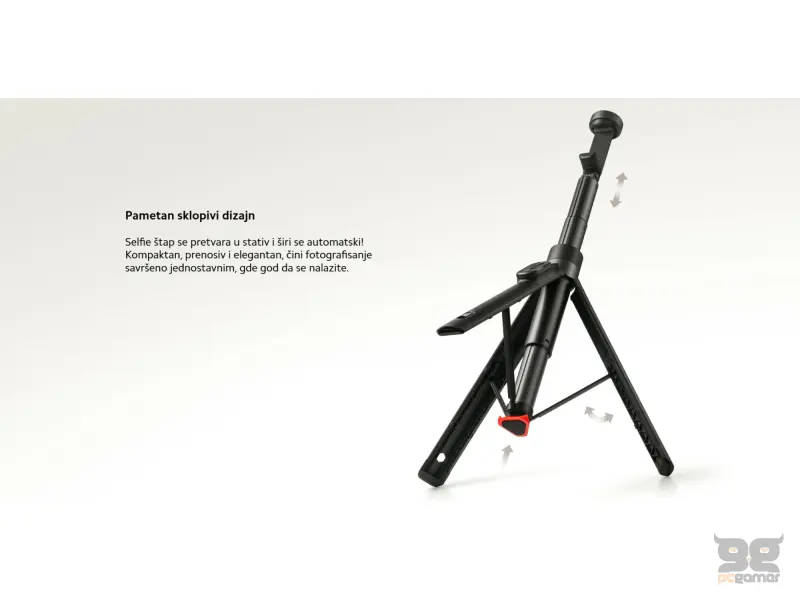 Xiaomi Zoom Floor Selfie Stick Tripod 62"