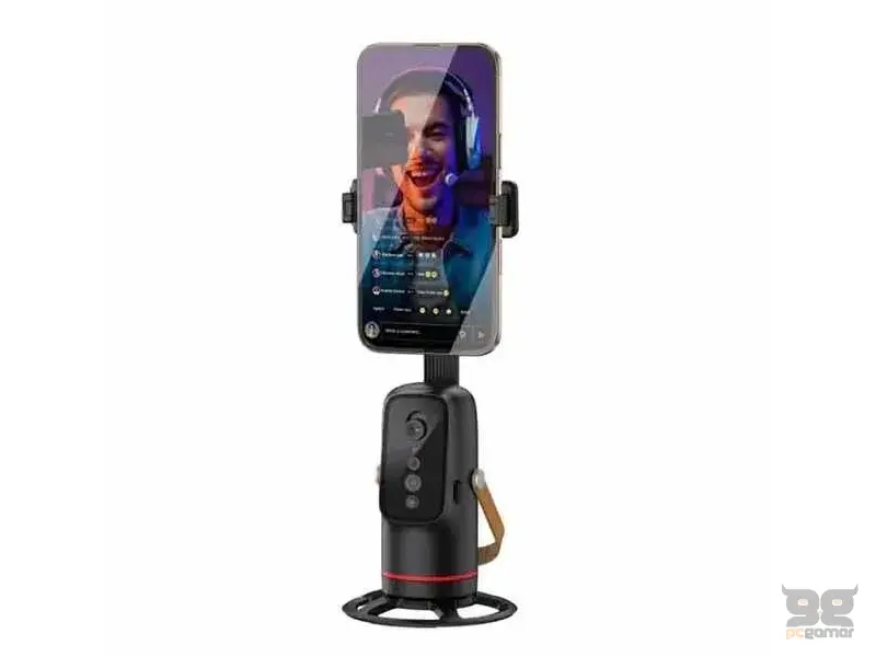 XO Selfi stam s pracenjem pokreta ROTACIJA 360 SS20 CRNI