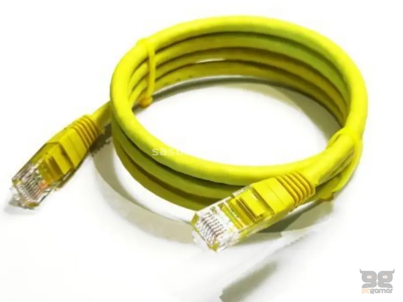 E-GREEN Kabl UTP patch CAT6 0.3m žuti