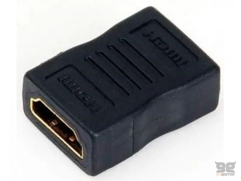 E-GREEN Adapter HDMI (F) - HDMI (F) nastavak, crni